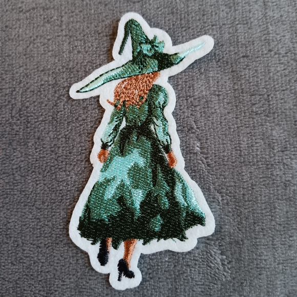 Accessories - Green Herbalist Forest Witch Iron On Patch, Cottagecore Witchy Nature Apothecary